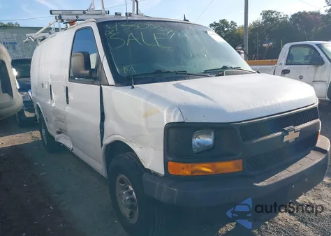2015 Chevrolet Express 2500 Work Van from USA, damaged, VIN 1GCWGFCFXF1160155